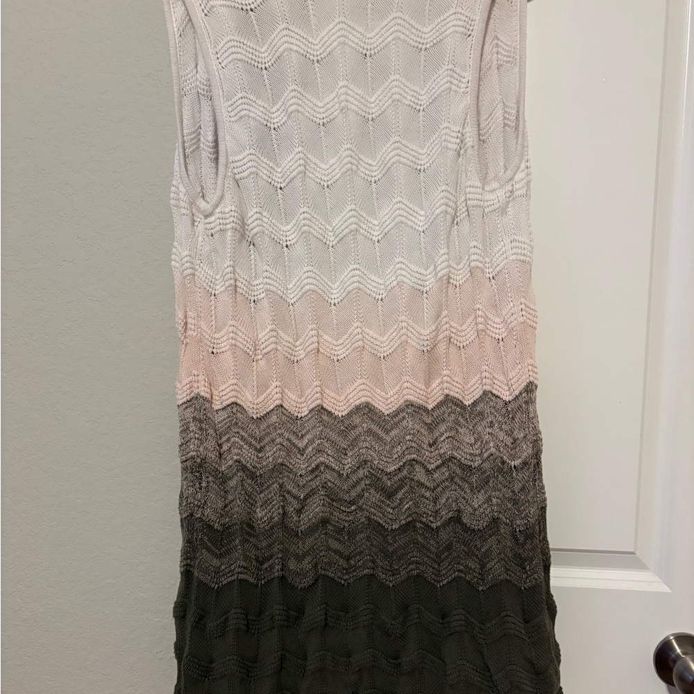 Cato White Knit cardigan vest